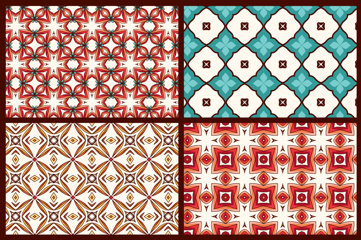Set of geometric patterns preview 3
