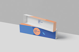 Long Rectangle Slide Box Mockups