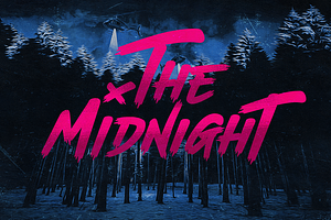 The Midnight- Font Illustrations