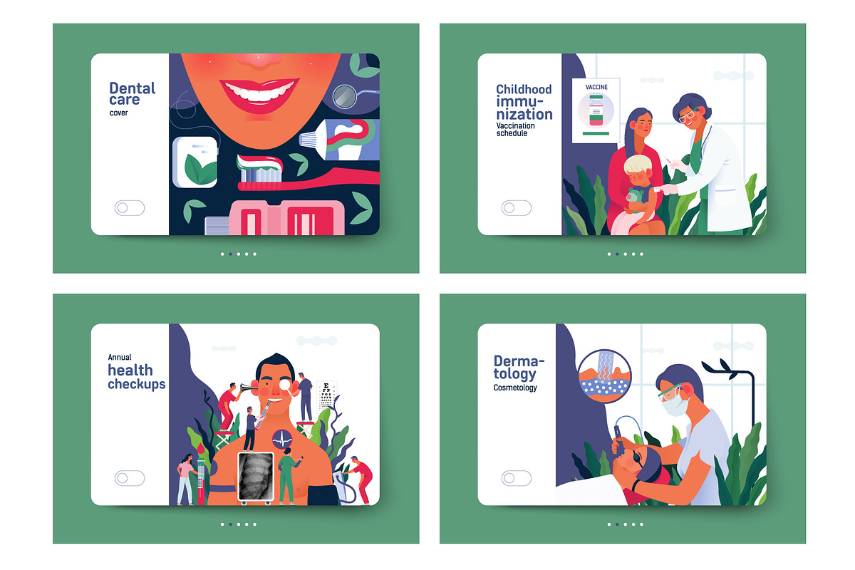 Part 1 Medical website illustrations, a Healthcare Illustration by Grivina's shop (Photo 30 of 37)