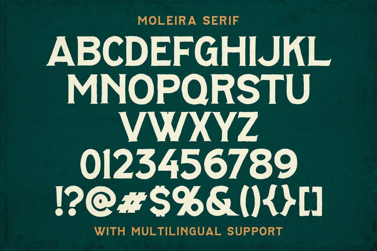 Moleira Font Collection, a Blackletter Font by Letterhend Studio (Photo 9 of 9)