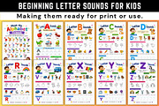 Beginning Letter Sounds for Kids, a Stationery Template by Designmela01 (Thumbnail 2 of 6)