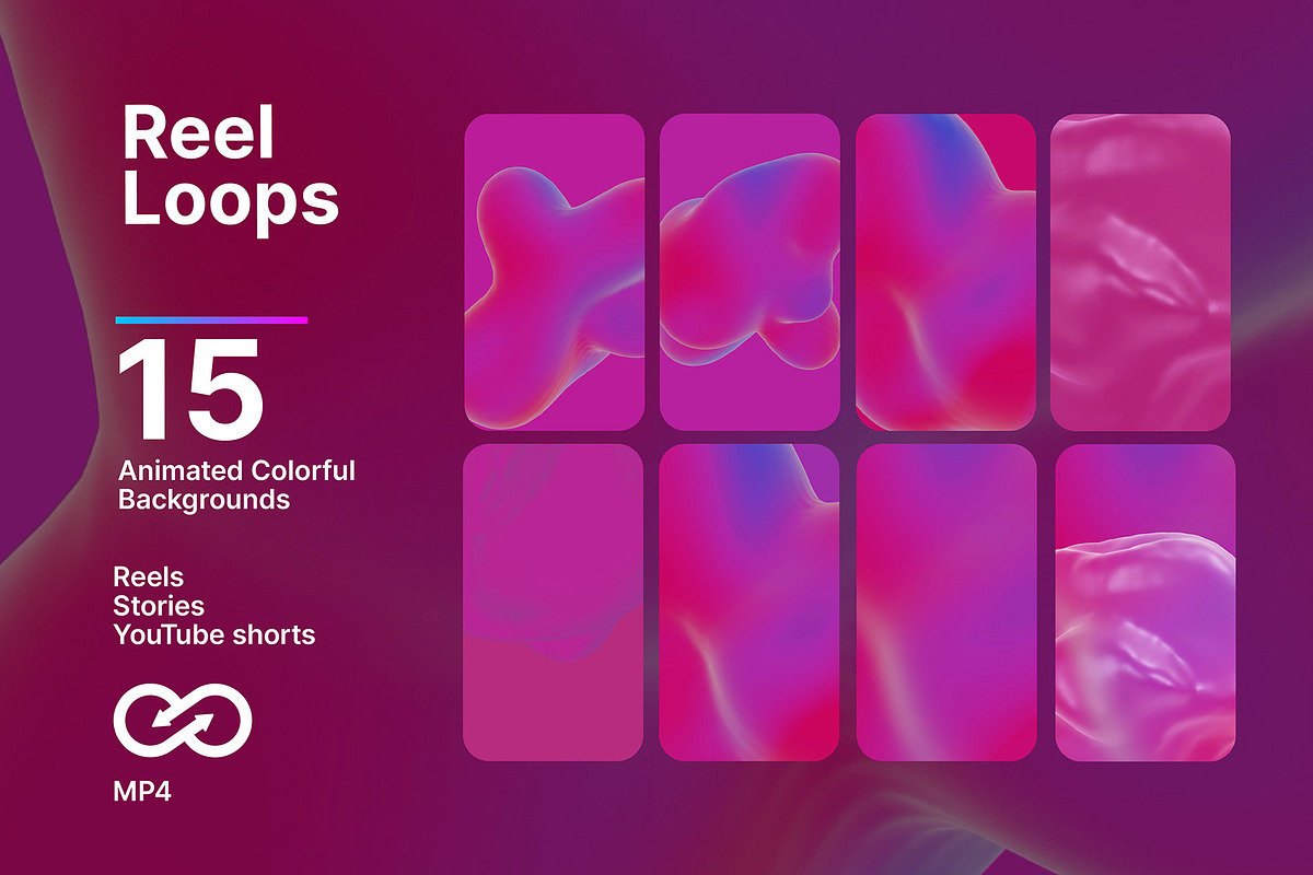 Reel Loops - Animated gradients, a Background Graphic by Super Hello (Photo 2 of 3)