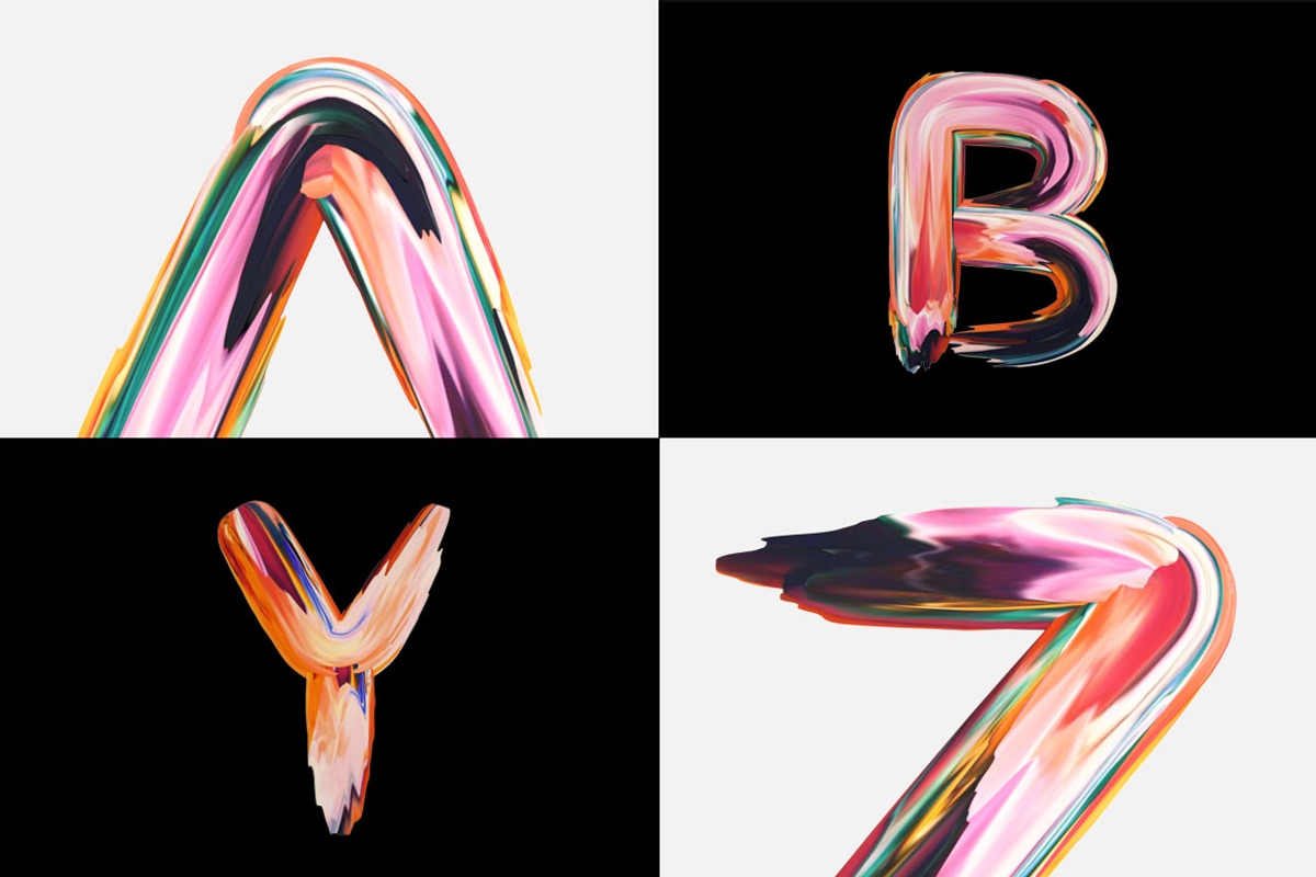 Palette Paint Letters, an Object Graphic by Design Assets (Photo 4 of 8)