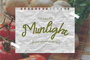 Munlight - Playful Handwritten, a Handwritten Font by Berdansabersama (Thumbnail 1 of 8)