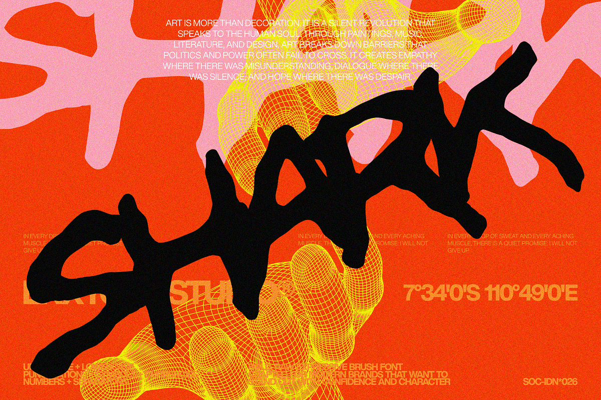 MEGAS — Raw Branding Font, a Handwritten Font by Enxyclo Studio (Photo 3 of 12)