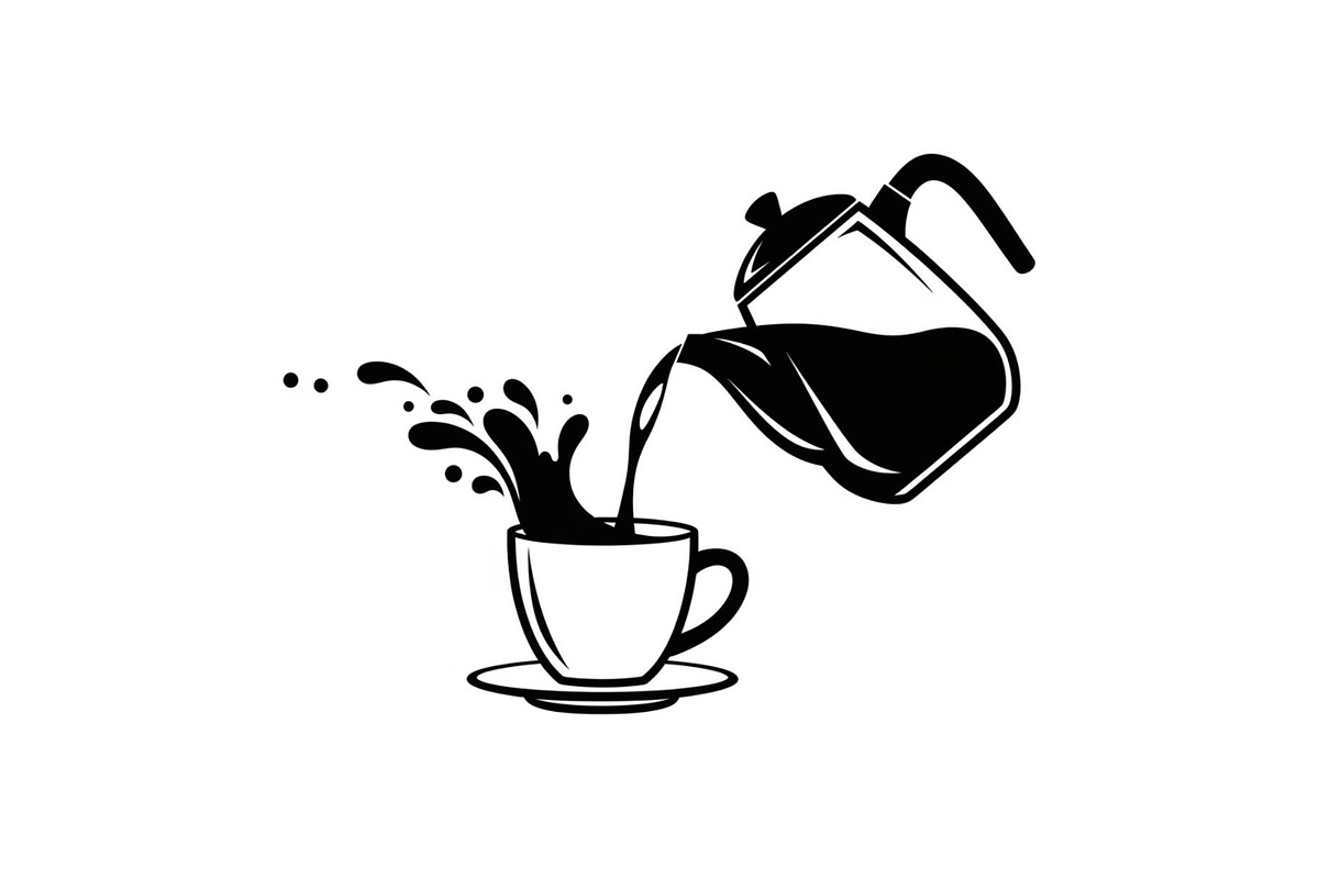 Pour Over Coffee Cup Silhouette Bund, an Illustration by Designs_River (Photo 28 of 31)