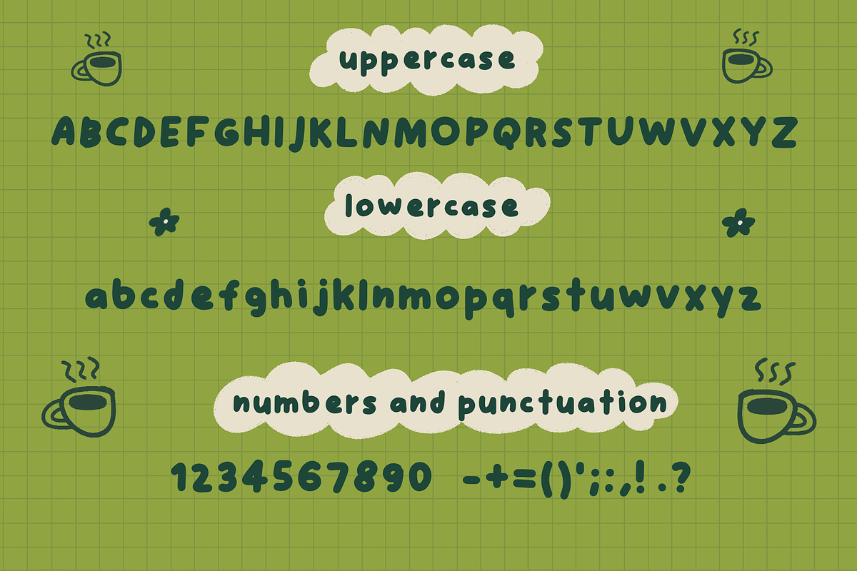 matcha please font duo, a Handwritten Font by Ashiya Pixel (Photo 5 of 17)