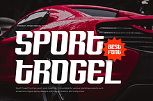 Sport Trogel - Racing Car Font
