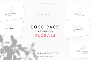 Logo Pack Volume 18. Florals