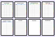 Digital 2025 Teacher Planner Rainbow, a Stationery Template by Mustafiz (Thumbnail 8 of 8)