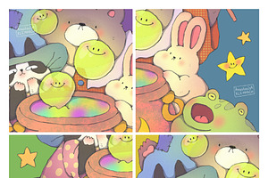 Good Mood Potion, an Animal Illustration by Anastasiya Klempach