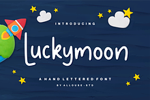 Luckymoon Charming Handlettered Font