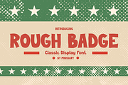 ROUGH BADGE – Classic Display Font, a Sans Serif Font by Pinisi ART (Thumbnail 2 of 2)