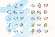 Baby Icons, an Outline Icon by Kalash (Thumbnail 2 of 6)