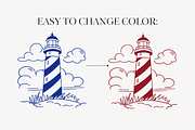 Coastal Clipart Bundle, an Illustration by TatiMockup (Thumbnail 5 of 7)