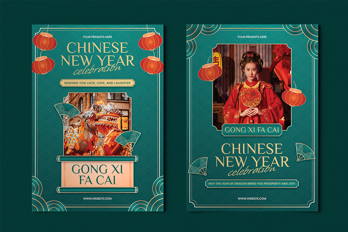 Jinshu - Chinese New Year Flyer, a Flyer Template by Attype (Photo 3 of 4)