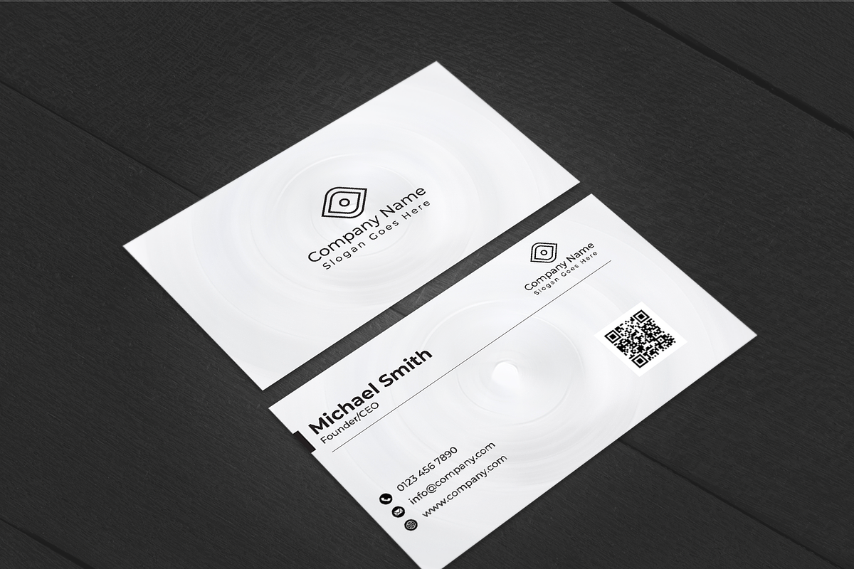 Simple and Minimal Business Card, a Business Card Template by designsprout (Photo 3 of 4)