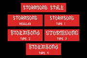 Stormsong - New Tribal Concept Font, a Font by PutraCetol Studio (Thumbnail 6 of 11)