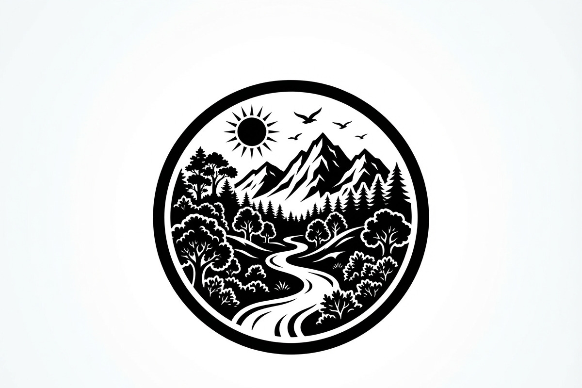 60 Eco Globe Landscape Silhouette, a Technology Illustration by Amazin_art (Photo 19 of 44)