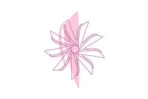 Delicate abstract blossom, an Object Illustration by okskukuruza