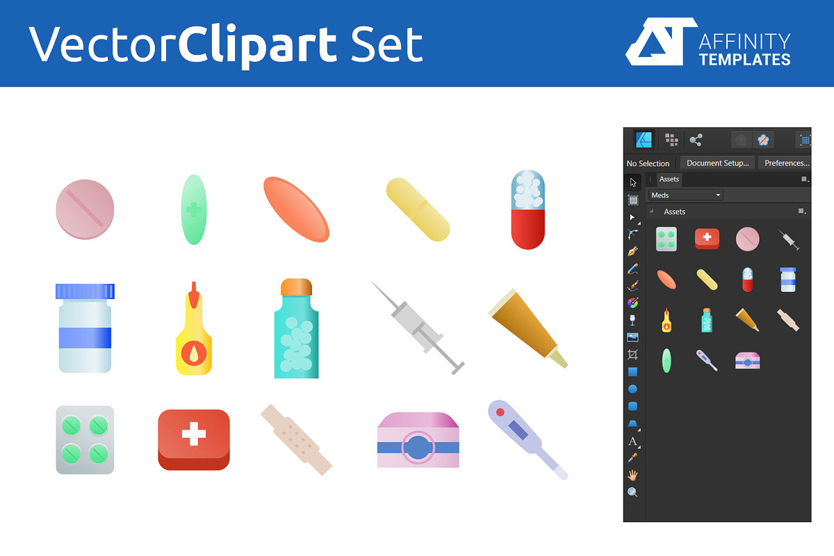 Affinity Designer ClipArt Sets, an Object Graphic by Affinity Templates (Photo 5 of 10)