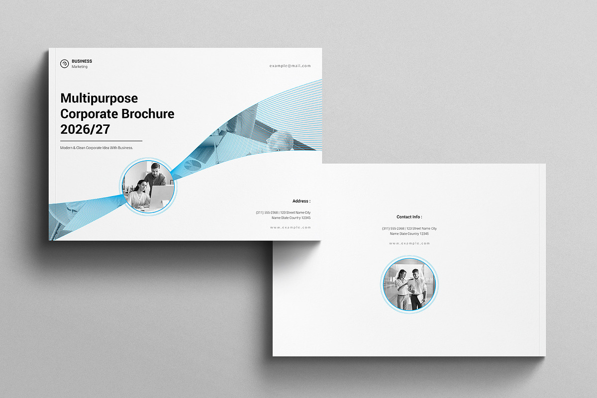 Multipurpose Brochure Landscape, a Brochure Template by E-Type (Photo 7 of 7)