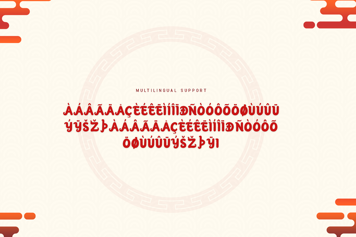 Chinese Blaze - Modern Chinese Font, a Sans Serif Font by overlaytemplates (Photo 5 of 5)