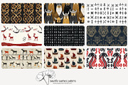 80 Viking seamless pattern, a Pattern Graphic by Poppy Lane Studio (Thumbnail 3 of 11)