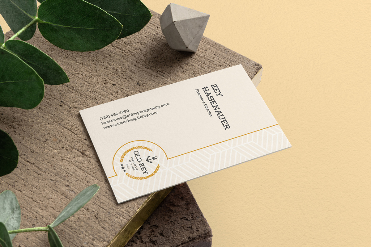 Old Zey Hospitality Branding Bundle, a Stationery Template by fisihsani (Photo 3 of 11)