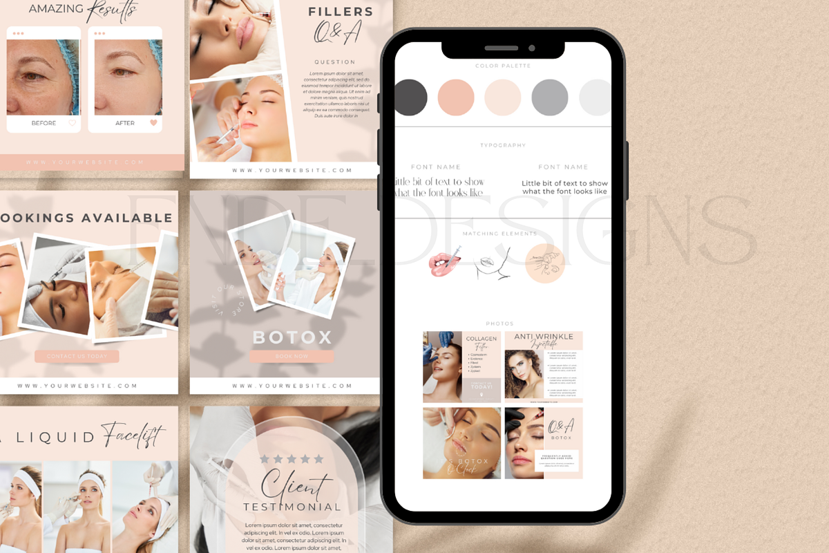 Beauty Botox and Filler Instagram, a Social Media Template by FNDE_DESIGNS1368 (Photo 2 of 6)