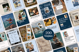 Travel Agent Instagram Templates
