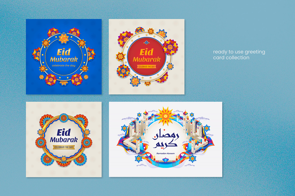 Eid and Ramadan Greetings Set, a Templates & Theme by Revoltan Studios (Photo 4 of 5)