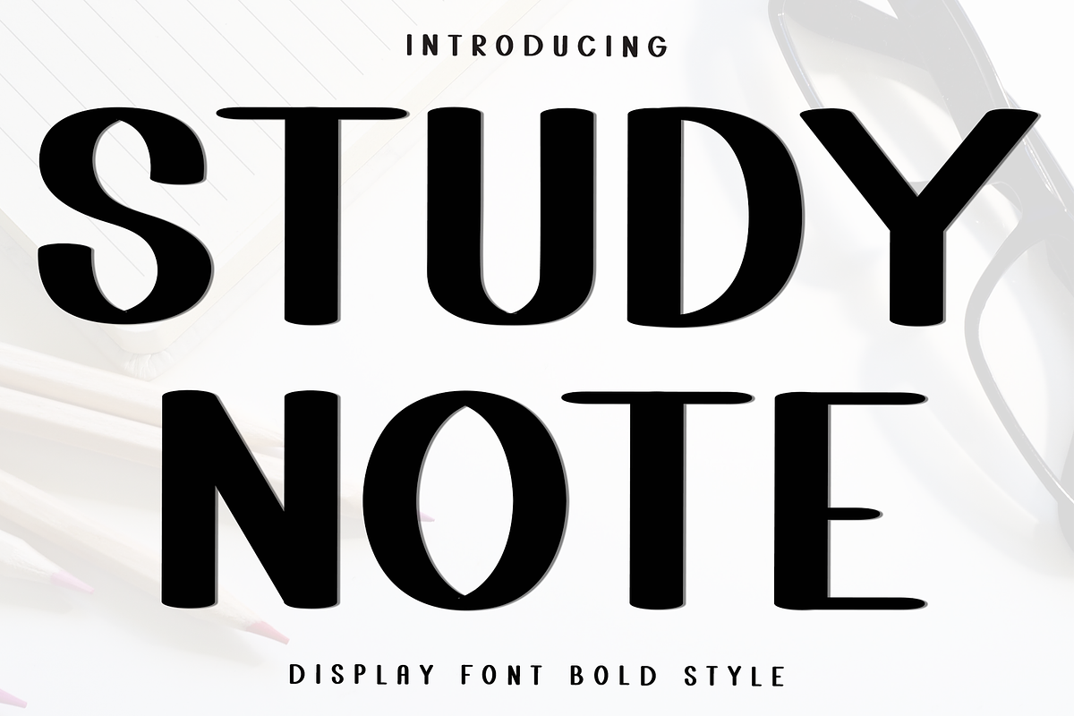 Study Note, a Script Font by FreshTypeINK (Photo 1 of 8)