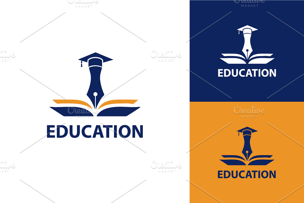 Education Logo Vector Simple, a Branding & Logo Template by zaqilogo