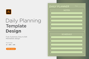 Daily Planner Sheet Design -35