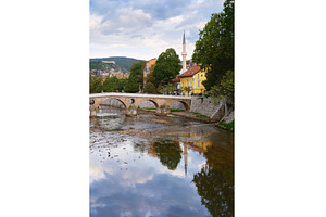Latin Bridge in Sarajevo, Bosnia and, an Architecture Photo by Oleksandr Berezko