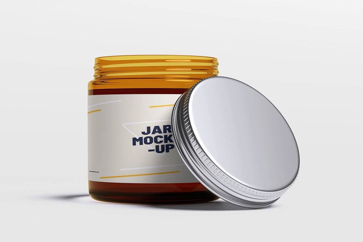 Jar Mockup, a Packaging Mockup by graphicstory (Photo 1 of 8)