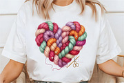 Crochet Style Love Png,Faux Knitted, an Illustration by Designking (Thumbnail 4 of 6)