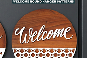 Round Door Hanger Welcome Sign Desig, a Graphic by AtacanDigital (Thumbnail 12 of 12)