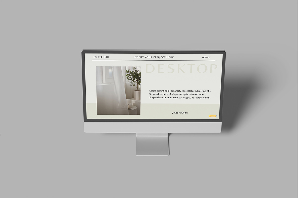 Desktop Screen Mockup, a Device Mockup by lamorastudio (Photo 7 of 11)
