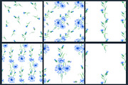 Blue cornflowers bundle, a Decorative Illustration by EshaStudio (Thumbnail 8 of 15)