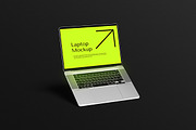 Laptop Mockup, a Wearable Device Mockup by Pikachudesign (Thumbnail 4 of 5)