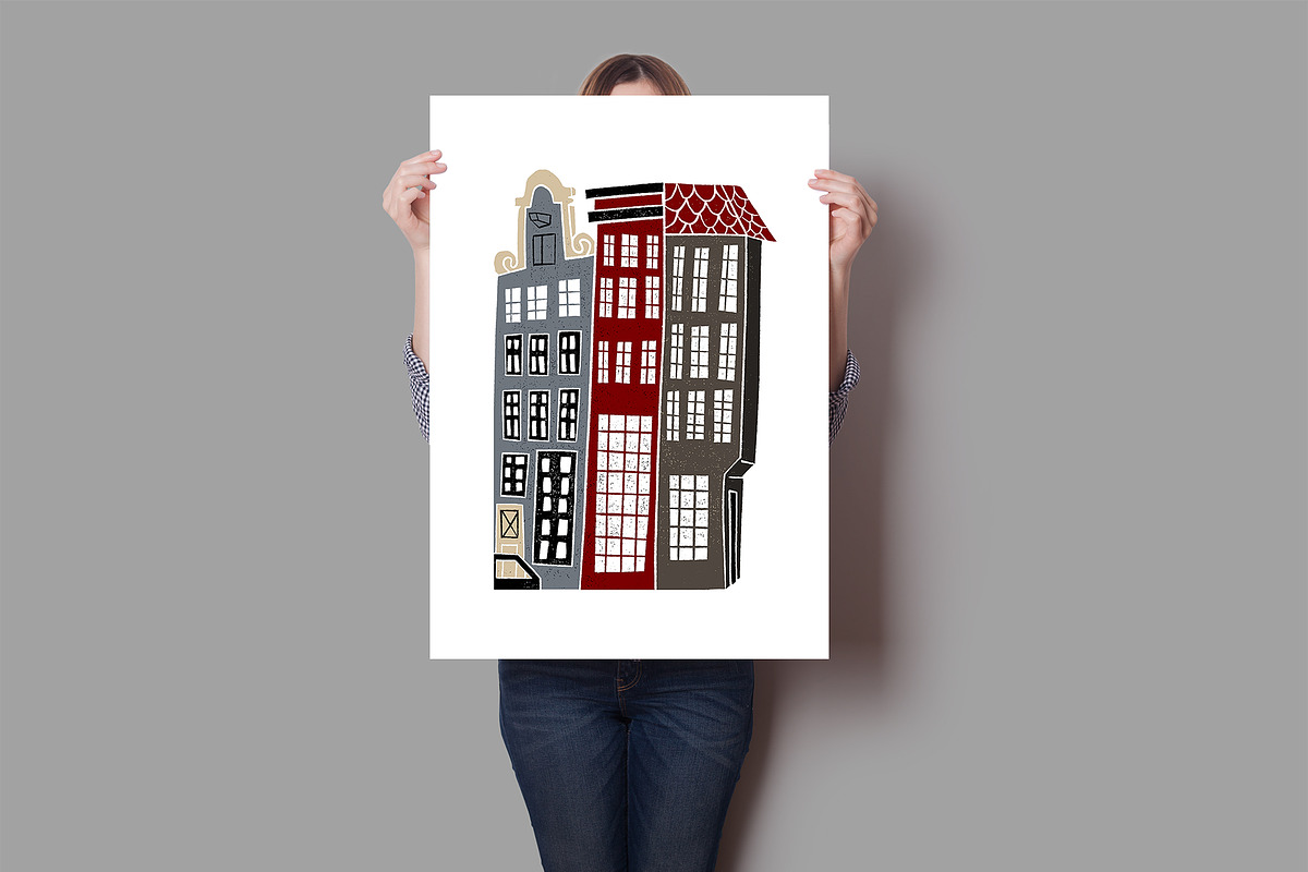 Amsterdam Houses, an Object Graphic by Mii Lab (Photo 6 of 7)