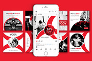 Gymnasium Social Media Pack, a Social Media Template by ZAAS (Thumbnail 2 of 5)