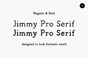 JIMMY Serif Pro - Handwritten Serif, a Serif Font by Tom Chalky (Thumbnail 1 of 6)