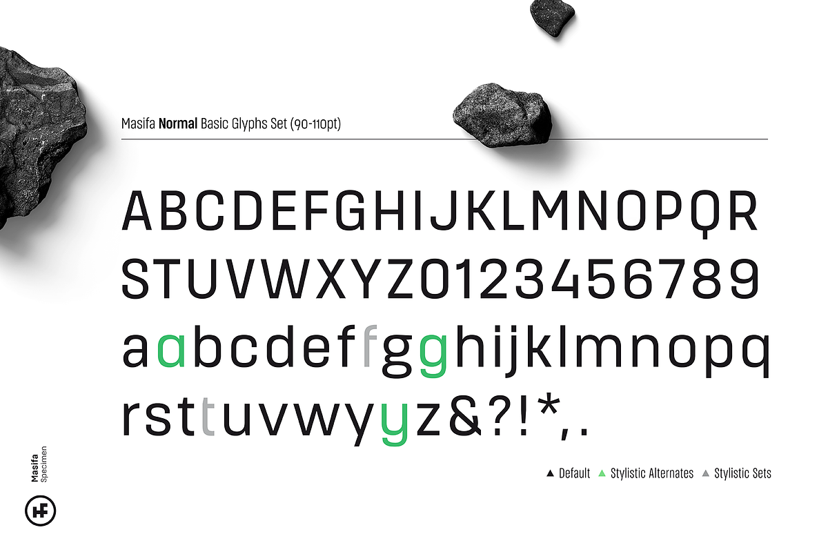 Masifa Narrow Family, a Sans Serif Font by Hurufatfont (Photo 5 of 15)