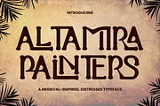 ALTAMIRA PAINTERS FONT, a Serif Font by 177Studio (Thumbnail 1 of 8)