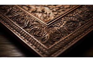 design wood square frame ai, an Arts & Entertainment Photo by pikepicture