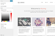 Alluring WordPress Theme, a WordPress Template by FWPolice (Thumbnail 5 of 5)